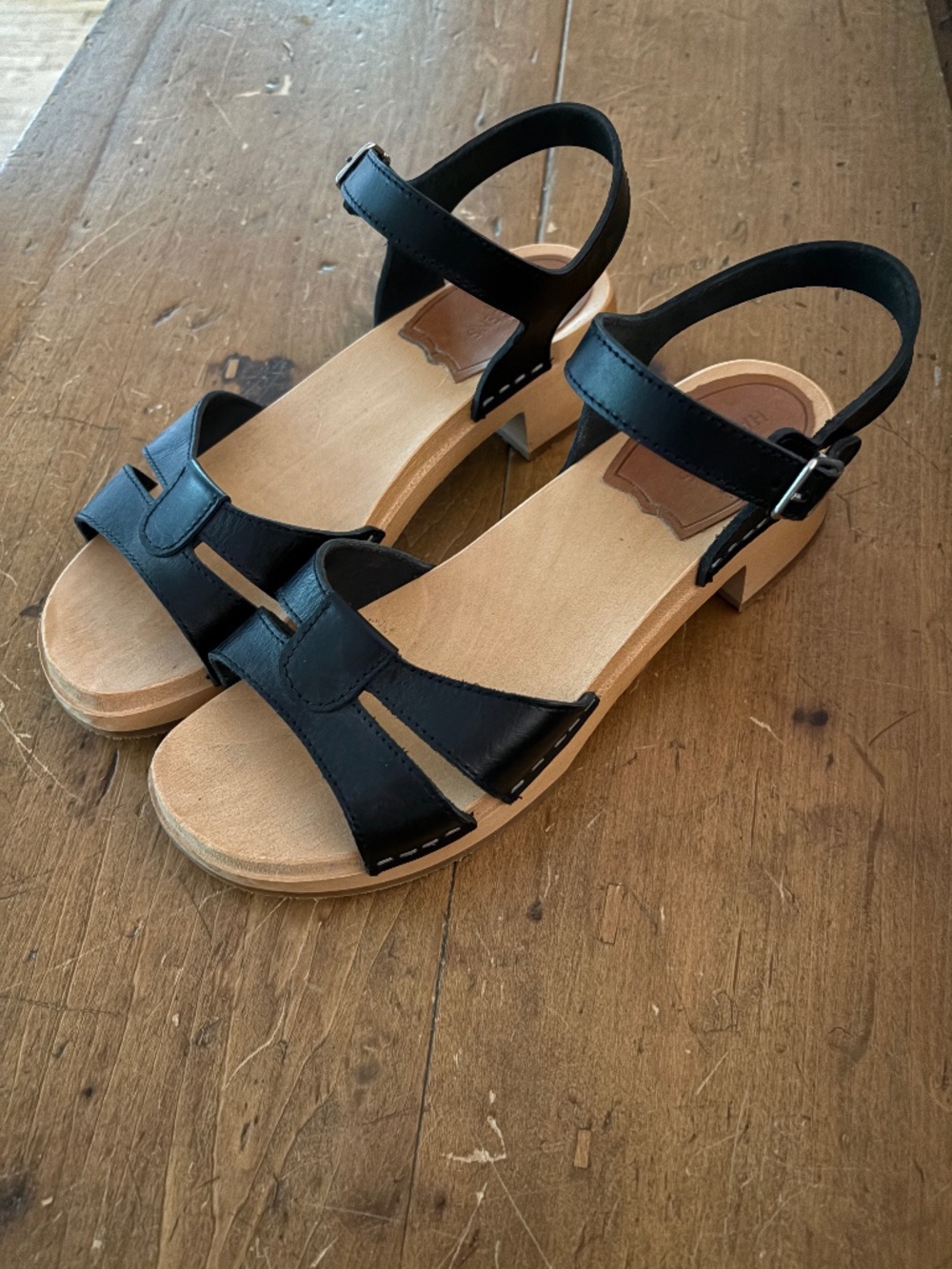 Swedish Hasbeens Naive clog sandal 38